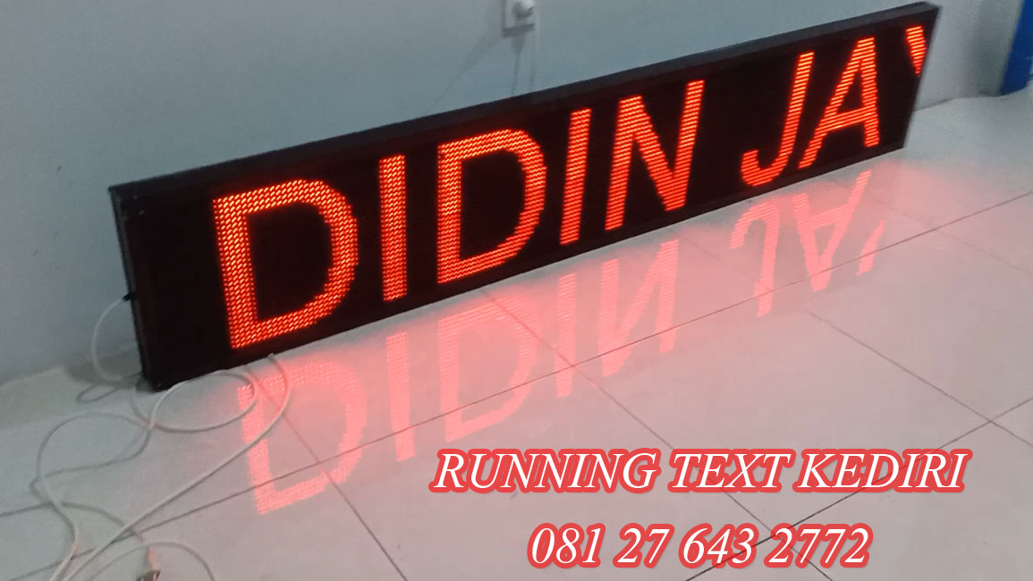 <p>Running text digital led terdekat di area Kediri Blitar Tulungagung Nganjuk Trenggalek Jombang Malang bisa anda dapatkan di tempat kami. Lokasi kami sangat strategis sehingga dapat melayani anda dengan lebih baik.</p>